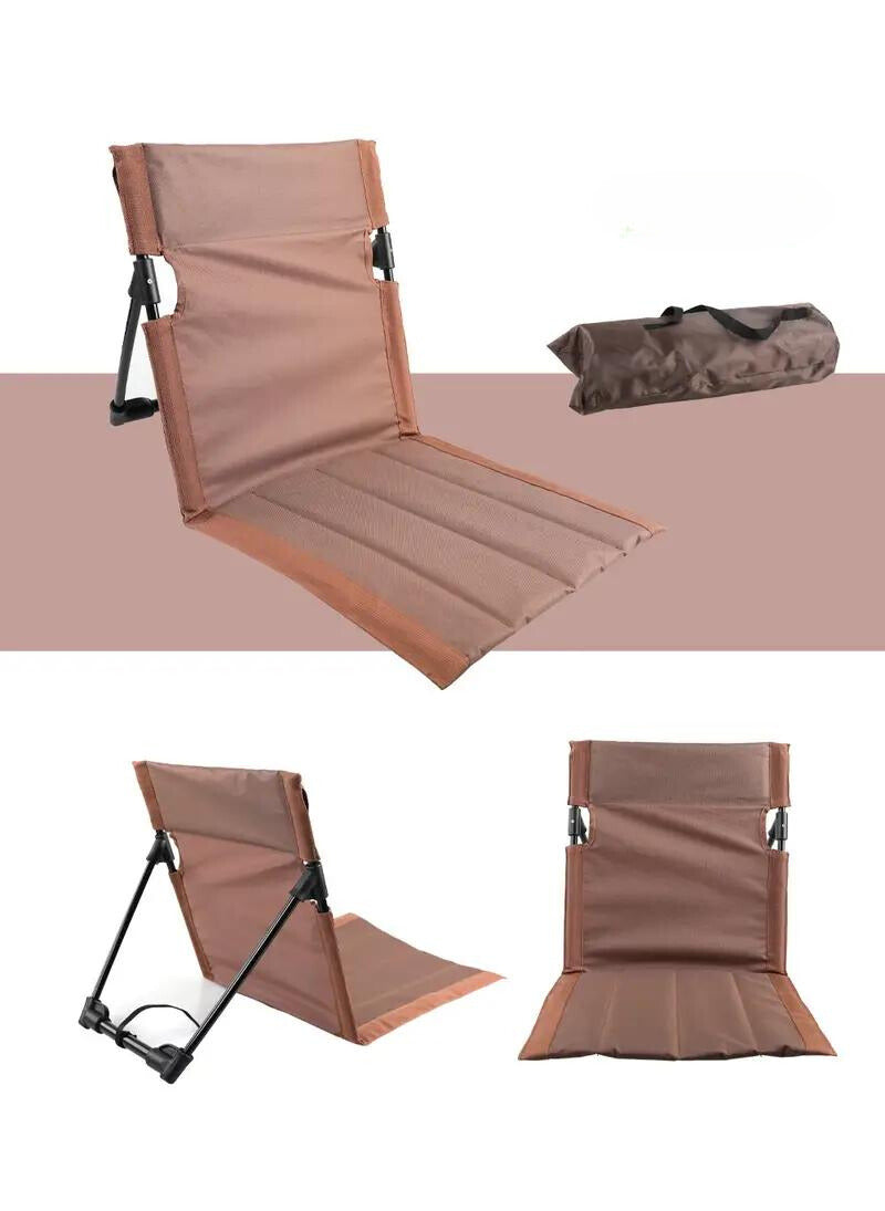 TrailRest | Folding Camping Chair – Ergonomic & Portable Comfort Dark Brown 15.55 × 26.77 × 15.35 in (39.5 × 68 × 39 cm) Decoluxe.co.uk