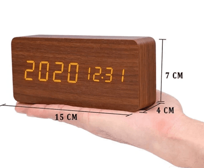 VocaTone | LED Alarm Clock – Minimalist Sound-Activated Display Decoluxe.co.uk