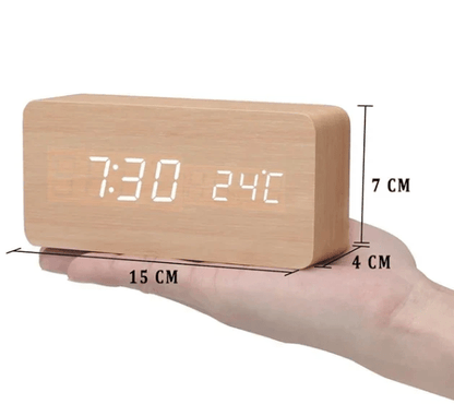 VocaTone | LED Alarm Clock – Minimalist Sound-Activated Display Decoluxe.co.uk