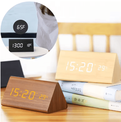 VocaTone | LED Alarm Clock – Minimalist Sound-Activated Display Decoluxe.co.uk