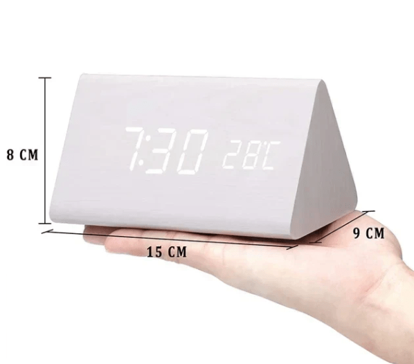 VocaTone | LED Alarm Clock – Minimalist Sound-Activated Display Decoluxe.co.uk