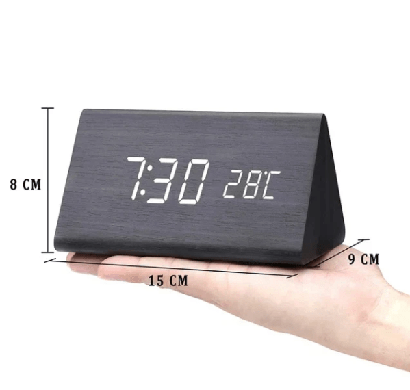 VocaTone | LED Alarm Clock – Minimalist Sound-Activated Display Decoluxe.co.uk