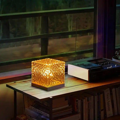 WaveGlow | LED Night Projector – Water Effects & Relaxing Ambience Table Lamps Decoluxe.co.uk