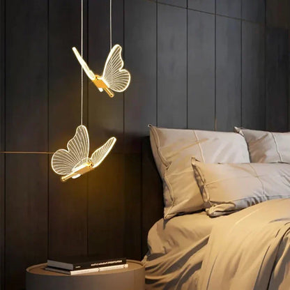WingGlow | LED Ceiling Lamp – Airy Design and Warm Ambience B 78.74 × 3.94 × 7.87 in (200 × 10 × 20 cm) Ceiling Light Fixtures Decoluxe.co.uk